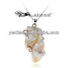 New design shell pendants with 925 sterling silver hook